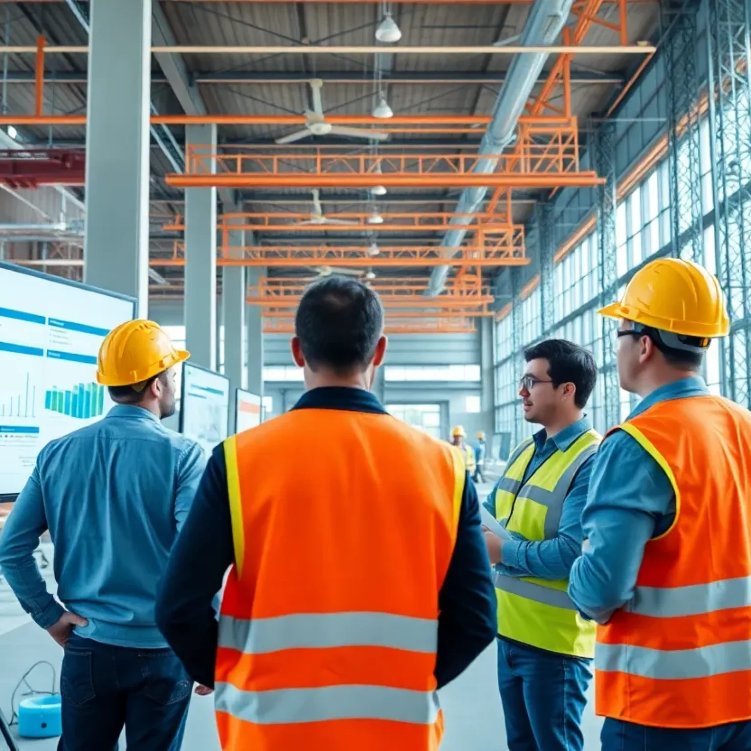 Constructing professionals using AI platform for procurement