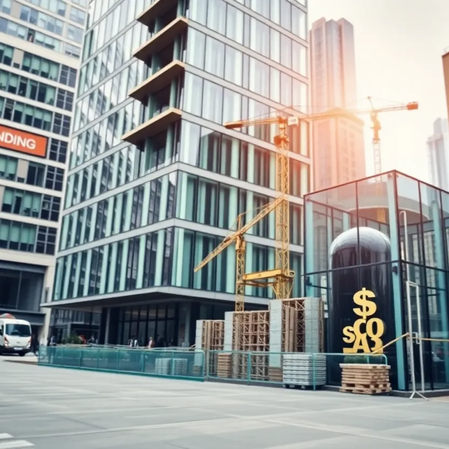 Modern office building symbolizing Ponce Financial Group's growth in the financial sector