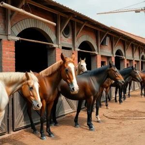 Horses at Prospect Park Stables in distress due to nearby construction.