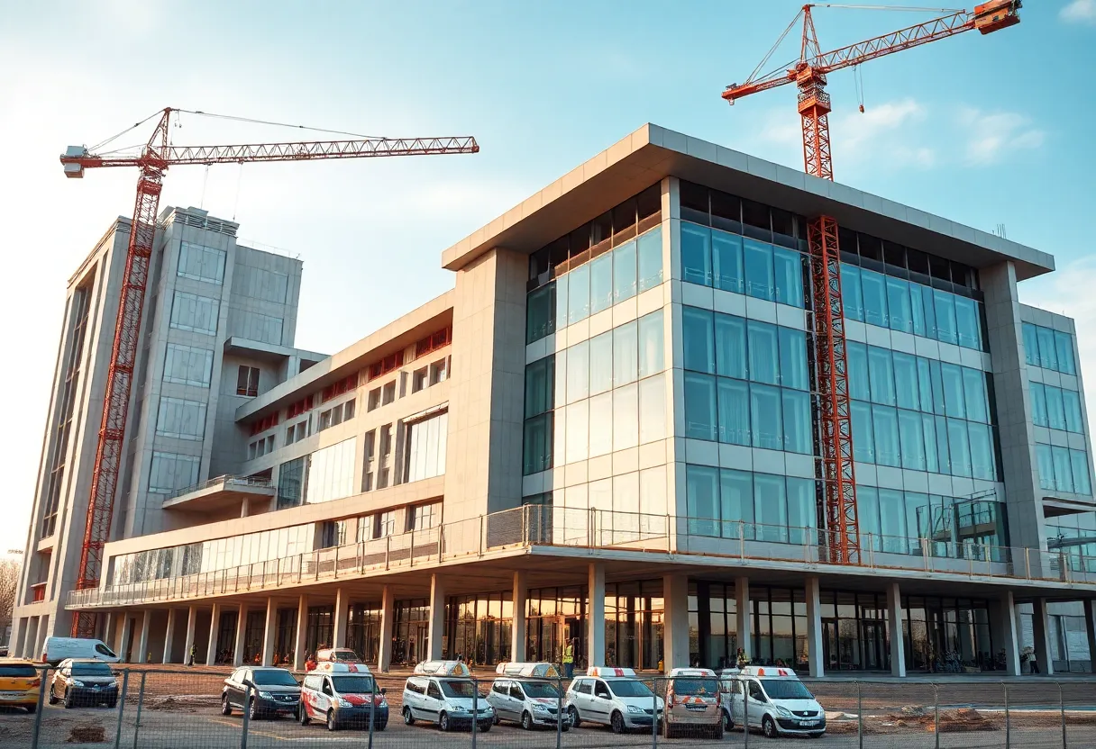 Construction of White Plains Hospital Expansion
