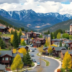 A view of Aspen showing a mix of luxury homes and affordable housing options.