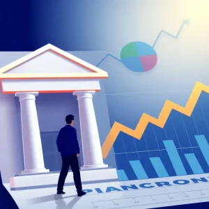 Illustration of financial graphs showing profitability trends