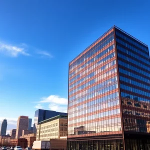 Modern office building in Colorado representing commercial real estate.