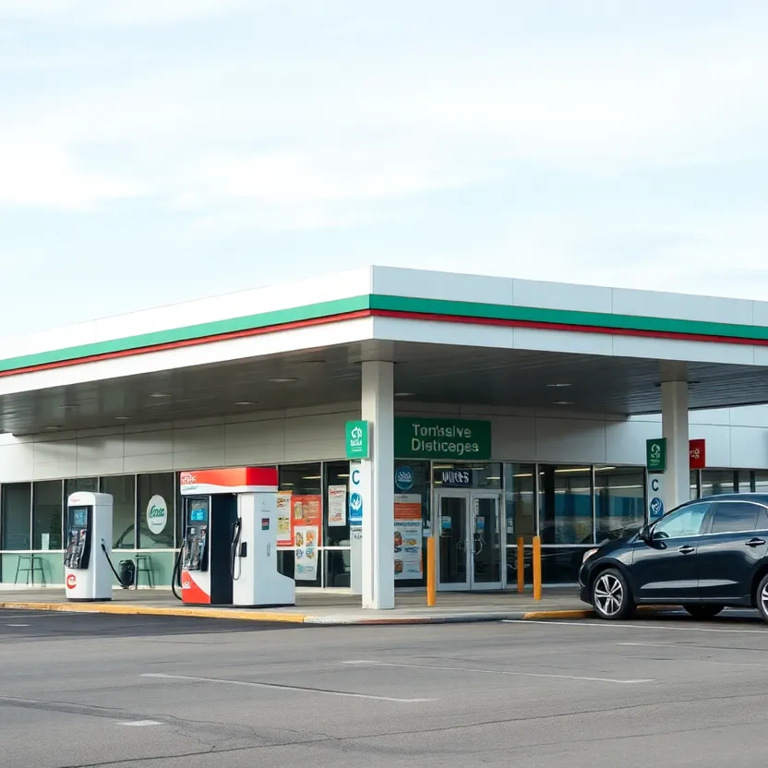 Exterior view of the newly renovated TA Travel Center
