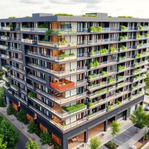 Rendering of The Tabernacle Affordable Housing Project in Jamaica, Queens